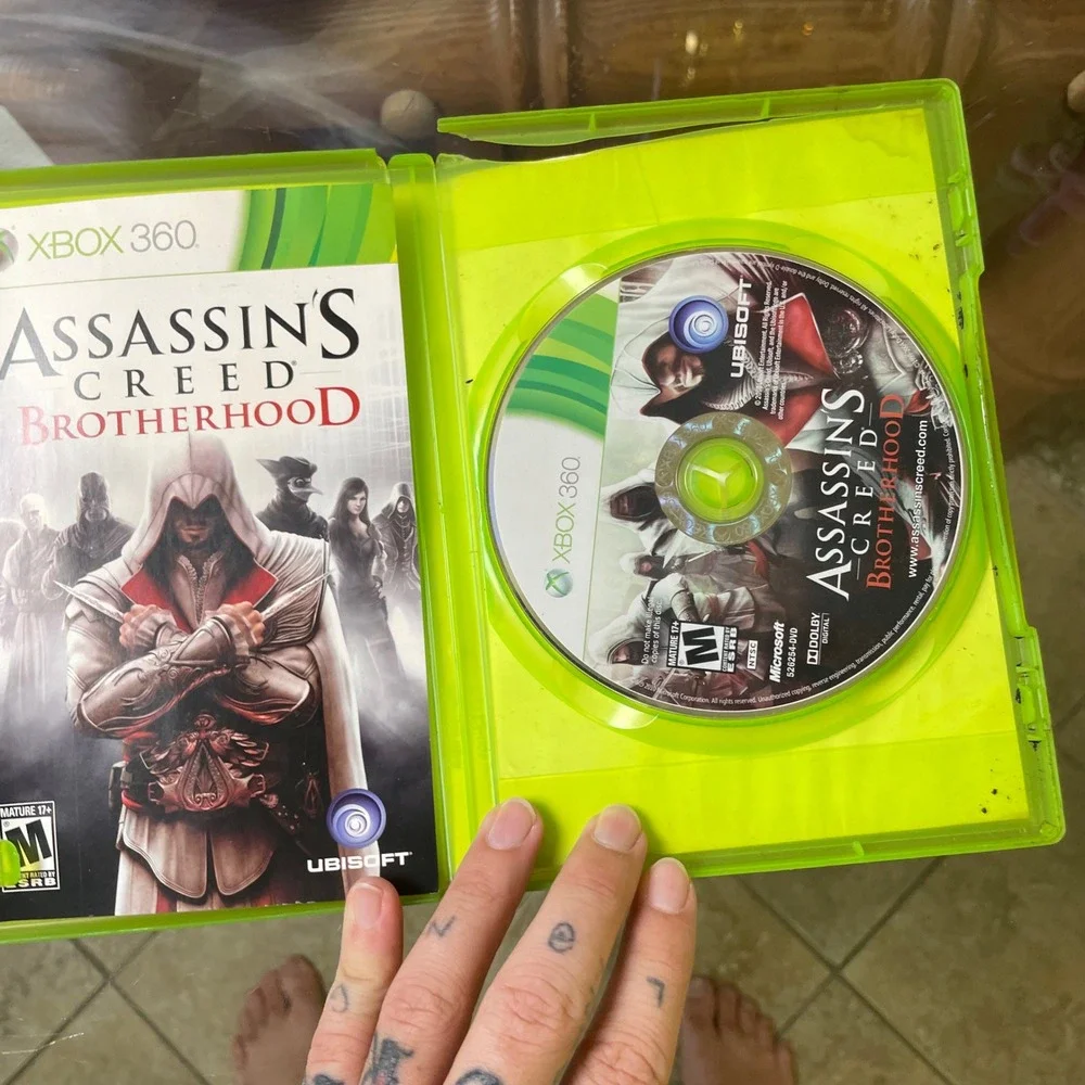 Assassins Creed Brotherhood‎ Xbox 360 Video Game Ubisoft Action Adventure